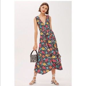 Topshop Pinafore Dress- Sz 0